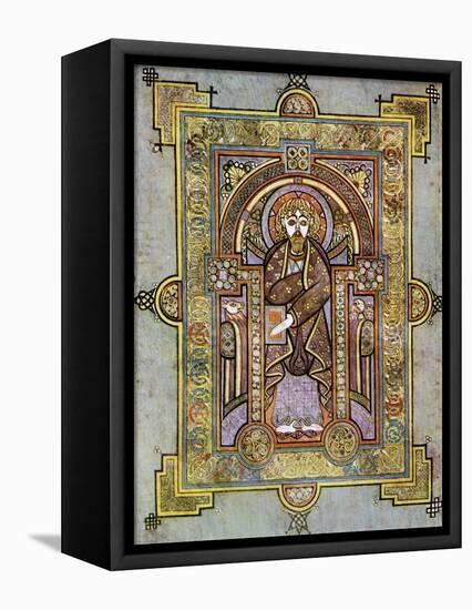 Portrait of St Matthew, 800 Ad-null-Framed Stretched Canvas