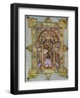 Portrait of St Matthew, 800 Ad-null-Framed Giclee Print