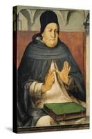 Portrait of St. Thomas Aquinas circa 1475-Joos van Gent-Stretched Canvas