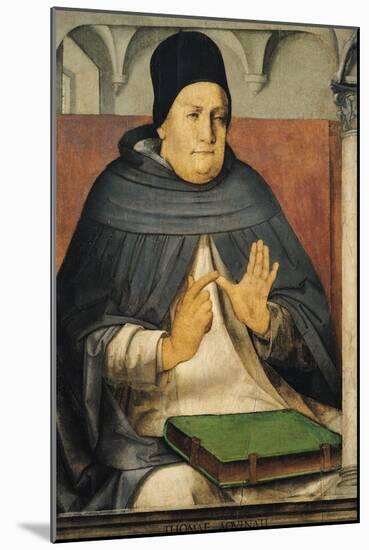 Portrait of St. Thomas Aquinas circa 1475-Joos van Gent-Mounted Giclee Print