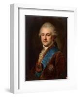 Portrait of Stanislaw II August Poniatowski-Johann Baptist Edler von Lampi-Framed Giclee Print