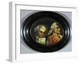 Portrait of Stanislaw Szczesny Potocki and Adam Poninski, Second Half of the 19th Century-Jan Alojzy Matejko-Framed Giclee Print