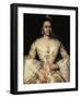 Portrait of Stepanida Yakovleva (1738-178), after 1757-Ivan Yakovlevich Vishnyakov-Framed Giclee Print