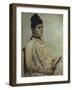 Portrait of Stepdaughter Giulia Marinelli, 1889-Giovanni Fattori-Framed Giclee Print