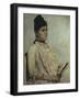 Portrait of Stepdaughter Giulia Marinelli, 1889-Giovanni Fattori-Framed Giclee Print