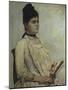 Portrait of Stepdaughter Giulia Marinelli, 1889-Giovanni Fattori-Mounted Giclee Print