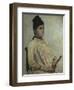 Portrait of Stepdaughter Giulia Marinelli, 1889-Giovanni Fattori-Framed Giclee Print