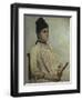 Portrait of Stepdaughter Giulia Marinelli, 1889-Giovanni Fattori-Framed Giclee Print