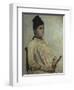 Portrait of Stepdaughter Giulia Marinelli, 1889-Giovanni Fattori-Framed Giclee Print