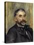 Portrait of Stéphane Mallarmé (1842-189)-Pierre-Auguste Renoir-Stretched Canvas