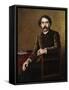 Portrait of Stephane Mallarme, the Poet-Francois Nardi-Framed Stretched Canvas