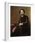 Portrait of Stephane Mallarme, the Poet-Francois Nardi-Framed Giclee Print