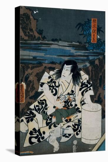 Portrait of Sugimoyo Sasanojo-Utagawa Kunisada-Stretched Canvas