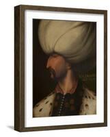 Portrait of Suleiman the Magnificent-Cristofano Dell'altissimo-Framed Giclee Print