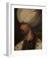 Portrait of Suleiman the Magnificent-Cristofano Dell'altissimo-Framed Giclee Print
