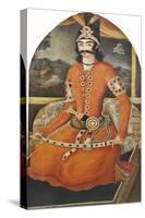 Portrait of Sultan Muhammad Mirza, circa 1835-Sayyid Mirza-Stretched Canvas