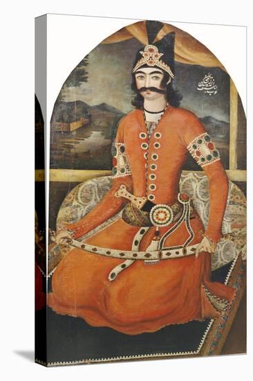 Portrait of Sultan Muhammad Mirza, circa 1835-Sayyid Mirza-Stretched Canvas