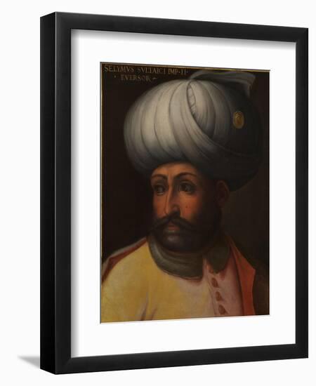 Portrait of Sultan Selim Ii 'The Destroyer'-Cristofano Dell'altissimo-Framed Giclee Print