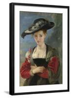 Portrait of Susanna Lunden (Le Chapeau De Paill), 1622-1625-Peter Paul Rubens-Framed Giclee Print