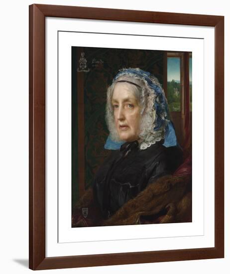 Portrait of Susanna Rose-Anthony Frederick Augustus Sandys-Framed Premium Giclee Print