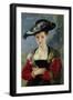 Portrait of Suzanne Fourment (Also Called The Straw Hat)-Peter Paul Rubens-Framed Giclee Print