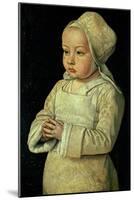 Portrait of Suzanne of Bourbon Daughter of Peter II and Anne of France, Duke and Duchess of Bourbon-Master of Moulins-Mounted Giclee Print