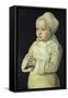 Portrait of Suzanne of Bourbon (Named the Praying Child), 1492-93-Jean Hey-Framed Stretched Canvas