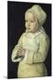 Portrait of Suzanne of Bourbon (Named the Praying Child), 1492-93-Jean Hey-Mounted Giclee Print
