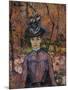 Portrait of Suzanne Valadon (1865-193)-Henri de Toulouse-Lautrec-Mounted Giclee Print