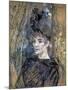 Portrait of Suzanne Valadon, 1885-Henri de Toulouse-Lautrec-Mounted Giclee Print