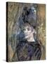 Portrait of Suzanne Valadon, 1885-Henri de Toulouse-Lautrec-Stretched Canvas