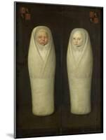 Portrait of Swaddled Twins: Early-Deceased Children of Jacob de Graeff and Aeltge Boelens, c.1617-Dutch School-Mounted Giclee Print