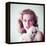 Portrait of Swedish Born Actress Anita Ekberg Holding Small Dog-Allan Grant-Framed Stretched Canvas