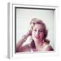 Portrait of Swedish-Born Actress Anita Ekberg with Ornate Bracelet and Earrings-Allan Grant-Framed Premium Photographic Print