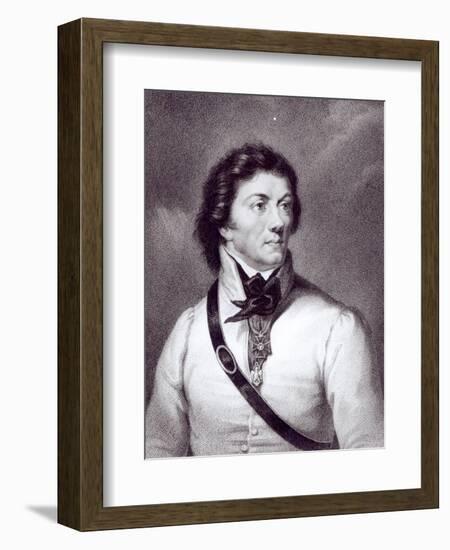 Portrait of Tadeusz Kosciuszko, Engraved by William Holl-19th Century Polish School-Framed Giclee Print