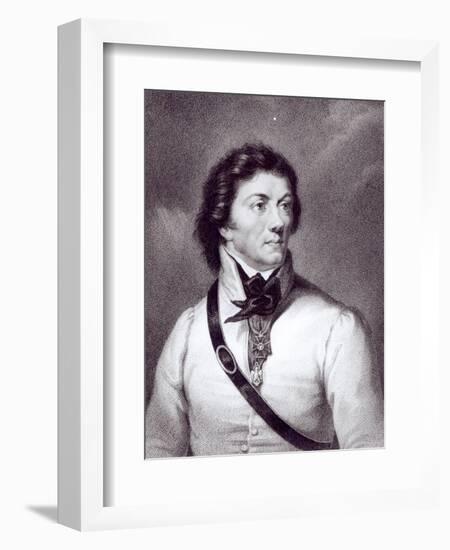 Portrait of Tadeusz Kosciuszko, Engraved by William Holl-19th Century Polish School-Framed Giclee Print