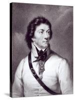 Portrait of Tadeusz Kosciuszko, Engraved by William Holl-19th Century Polish School-Stretched Canvas