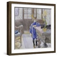 Portrait of Tage Thiel-Carl Larsson-Framed Giclee Print