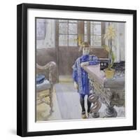 Portrait of Tage Thiel-Carl Larsson-Framed Giclee Print