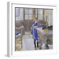 Portrait of Tage Thiel-Carl Larsson-Framed Giclee Print