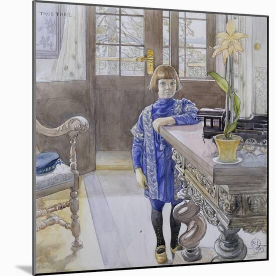 Portrait of Tage Thiel-Carl Larsson-Mounted Giclee Print