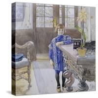 Portrait of Tage Thiel-Carl Larsson-Stretched Canvas