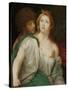 Portrait of Tarquin and Lucretia-Peter Oliver-Stretched Canvas