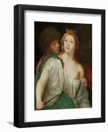 Portrait of Tarquin and Lucretia-Peter Oliver-Framed Giclee Print