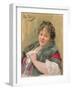 Portrait of Tatiana Olga Shchepkina-Kupernik (1874-1952) 1914-Ilya Efimovich Repin-Framed Giclee Print