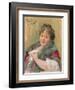 Portrait of Tatiana Olga Shchepkina-Kupernik (1874-1952) 1914-Ilya Efimovich Repin-Framed Giclee Print