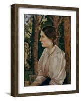 Portrait of Tatyana Viktorovna Vasnetsova, The-Viktor Mikhaylovich Vasnetsov-Framed Giclee Print