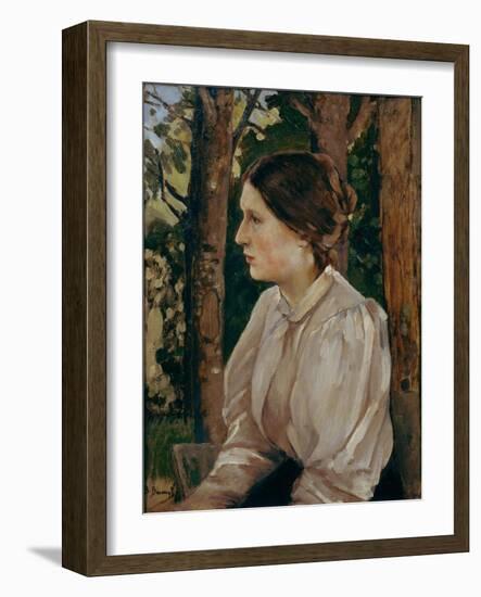 Portrait of Tatyana Viktorovna Vasnetsova, The-Viktor Mikhaylovich Vasnetsov-Framed Giclee Print