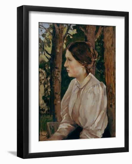 Portrait of Tatyana Viktorovna Vasnetsova, The-Viktor Mikhaylovich Vasnetsov-Framed Giclee Print