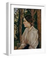 Portrait of Tatyana Viktorovna Vasnetsova, The-Viktor Mikhaylovich Vasnetsov-Framed Giclee Print